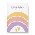 Bump Story: 40 Weeks Pregnancy Journal to Record your Pregnancy Journey | Pregnancy Planner | Keepsake, Milestones & Trimester Tracker with Stickers | Perfect for Pregnancy Gift by The Journal Lab