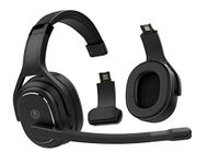 Rand McNally ClearDryve 220 Premium 2-in-1 Wireless Headset for Clear Calls with Noise Cancellation, Long Battery Life & All-Day Comfort