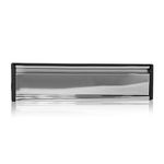 UAP MailPlate 12" Letterplate Polished Chrome, Premium Draught Proof Postal Letterbox, Telescopic Sleeved Letter Box For uPVC Doors With 20-40mm Door Thickness.