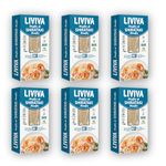 LIVIVA Dried Shirataki Noodles 120g (Pack of 6) Low Calories: 25 Calories, 0g of Fat and 0g of Sugar