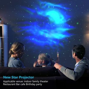 CAIYUE Star Galaxy Projector – LED Night Light for Bedroom