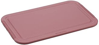 Brabantia Tasty+ Small Chopping Board (Grape Red) Non-Slip, Dishwasher Safe Cutting Board with Drainage Groove