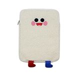 RARITYUS 9-11 Inch Plush Cute Rabbit Laptop Sleeve Bag iPad Protective Case Tablet Cover Notebook Storage Bag for Women Girls