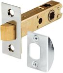 Prime-Line Products E 2440 Passage Door Latch, 9/32 in. & 5/16 in. Square Drive, Steel, Chrome Finish