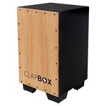 Clapbox Cajon CB11 -Black, Oak (H:50 W:30 L:30) - 3 Internal Snares