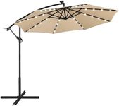 Yaheetech 10FT Solar Offset Umbrell