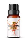 Christmas Spice Fragrance Oil, 10ml (Ideal for Aromatherapy, Oil Burner, Diffuser, Home Made Making, Potpourri, Candle, Soap, Slime, Bath Bomb, Air Freshener)