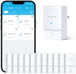 GoveeLife LoRa Water Sensor Alarm Monitor 6 Pack Bundle with Water Leak Detectors 5 Pack Up to 1312ft Open-Air Range, Alexa, App, Email Notifications