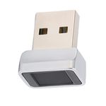 USB Fingerprint Key Reader, Small Portable Bio Metric Fingerprint Scanner PC Dongle, 0.5S 360° Detection Computer USB Fingerprint Logger, for Password and File Encryption