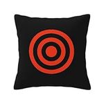 WESTCH Design Target All Seasons Universal Throw pillow cover - Soft Square Cushion With Zipper Closure Bedroom Throw pillow cover Living Room Accent Pillow Sofa Fabric Pillows