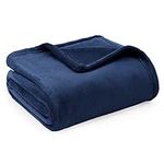 BEDSURE Navy Blue Throw Blanket Fleece - 300GSM Throw Blankets for Couch, Sofa, Bed, Soft Lightweight Plush Cozy Blankets and Throws for Toddlers, Kids, Boys