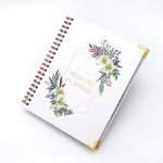 Wedding Planner,Bridal Wedding Coil Diary,Planning Book Organizer with Sticker (29 X 24 Cm)