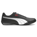 PUMA Redon Bungee Shoes in Black/White/High Risk Red, Black, 14