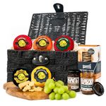 Cheese Hamper Gift Set Ideal Cheese Gift Set | 5 Artisan Cheeses + 2 Chutneys & Crackers