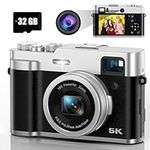 5K Digital Camera with Front and Re