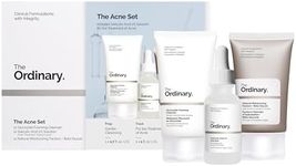 The Ordinary The Acne Set, 3-Step Skin Regimen with Salicylic Acid 2% Solution for Clearer Skin