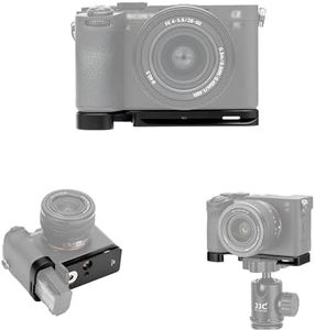 JJC A7CII - Agarre de mano para cámara con compartimento de almacenamiento oculto AirTag para cámara Sony A7CII A7CR, sustituye a la extensión de agarre Sony GP-X2, Alpha 7CII ILCE-7CM2, soporte en L