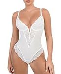 Popilush Lace Bodysuit for Women V 