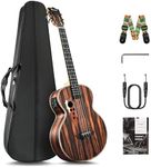 Caramel Ebony Wood Baritone Ukulele