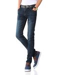 Demon&Hunter 808 Series Men's Skinny Slim Jeans DH8058(35)