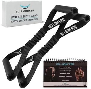 Bullworker Iso-Bow Pro Pair Isometric Training Device - Self-Resistance Stretch Strap Exercise Equipment Portable Home Fitness Straps for Yoga, Pilates, Mobility and Strength Training