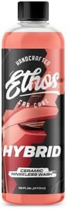 Ethos Hybrid Ceramic Rinseless Car Wash - Spot Free Rinse for Cars Waterless Wash - No Rinse Wash - Spot Free Car Wash (16oz)