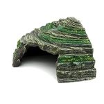 JIHAQUA Terrarium Decor Reptile Hide Reptile Hides and Caves Aquarium Tank Accessories Decorations,Medium