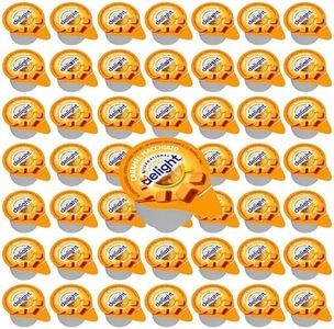 Caramel Macchiato Iced Coffee Creamer 48 Pack – Single Serve Liquid Pods for Coffee, Office, Travel, Breakroom
