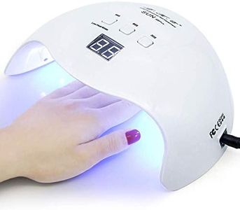 Gel UV LED Nail Polish Lamp, LKE Nail Dryer 40W LED Light with 3 Timers Professional for Nail Art Tools Accessories White