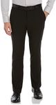 Perry Ellis Men's Portfolio Slim Fit Stretch Active Waistband Dress Pant Black