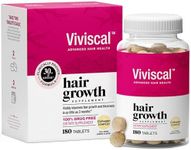 Viviscal Hair Growth Supplements for Women, Thicker Fuller Hair Support for Thinning Hair and Hair Loss, with Biotin and Marine Collagen, Drug-Free, 180 Tablets, 90-Day Supply