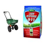 Scotts Turf Builder Edgeguard Mini Broadcast Spreader (5,000 sq.ft) + Lawn Response 9-1-1 (4.8Kg)