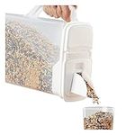 Buddeez 8-Quart Dispenser for Pet Food and Bird Seed