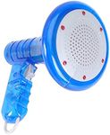 TOYANDONA Blue Voice Changer Microphone for Kids, Multi- Voice Changer Amplifier Toy Change Voice with Different Sound Effects Children Loudspeaker Toy (Without Battery)