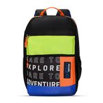 uppercase 35L Campus 03 | School Bag | Double Compartment with Top & Side Quick Access Pocket | Well- Padded Backpack | Side Water-Bottle Pocket | Unisex | 750 Days Warranty (Black)