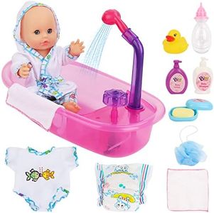 deAO Baby Doll Bath Play Set