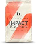 MY PROTEIN Impact Whey Protein Unflavoured Supplement, 1 kg