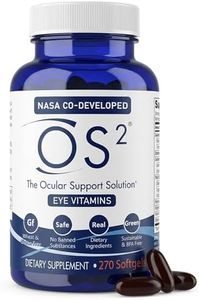 Nugevity OS2 Ocular Support Solution - Patented Eye Vitamins for Macular Health, Dry Eye and Blue Light - Lutein, Zeaxanthin, Omega 3, Astaxanthin and AREDS2 Supplements, Co-Developed by NASA, 270 ct