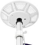 Flag Pole Light Solar Light Powered Dusk to Dawn Flag Light 100% Flag Coverage, Fit 0.55" Wide Flag Ornament Spindle, 5200mAh Flagpole Light Last Up to 12 Hrs for Most 15 to 25 Ft Flagpole (White)