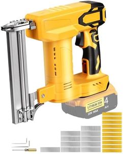 18 Gauge Brad Nailer/Narrow Crown Stapler Compatible with Dewalt 20V MAX Battery(NO Battery) 2 in 1 Cordless Nail Gun with 1000 Nails and 1000 Staples for Home Improvement, DIY and Woodworking