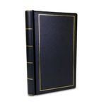 Wilson Jones Corporate Minute Book, Letter Size 8.5 x 11 Inches, 250 Pages, Black (W0395-11)