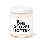 Kim and Pom One Degree Hotter Candle, College University High School Graduation Gifts 2022, Soy Wax, Non Toxic and Vegan Gifts