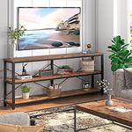 Sofa Tables,Narrow Long Couch Table,70 Inches Console Table, Entryway Table,Sofa Table with Storage Shelves