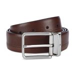 Tommy Hilfiger Men's Leather Belt (Pack on 1) (TH/CASONREV03L Large)