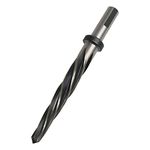 1" Bridge/Construction Reamer with 1/2" Shank, HSS Taper Bridge Reamer Bit Tool for Steel Metal, Safety Stop Collar, Premium