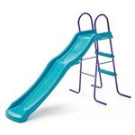 Plum® 27615 Haumea Freestanding Childrens 6ft Slide and Climbing Ladder-Suitable for 3 Years Plus and Max User 50kg, Purple, 186 x 80 x 120 cm