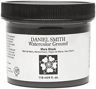 Daniel Smith Watercolor Ground 4oz Jar, Mars Black, 284055007, 4 Fl Oz (Pack of 1)