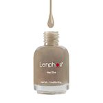 Lenphor Chrome Finish Nail Paint, Metallic Chrome Shine Nail Colour, Long Lasting, Fade Resistant, Quick Dry, Metallic Tint Nail Polish, Chrome Finish, Cool Shade (Cocoa Shell 12ml)