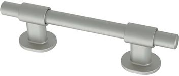 Franklin Brass Adjusta-Pull Bar (5-Pack) Adjustable Cabinet Handles 1-3/8" to 4" Adjustable Hole Distance Matte Satin Nickel Cabinet Pulls Cabinet Hardware Dresser Handles Drawer Pulls P44364-SNM-B