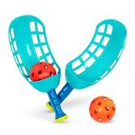 Battat – Classic Scoop & Toss Playset – 4Pcs Catch & Throw Game – Coordination & Physical Activity – Outdoor, Summer Toys – 5 Years + – Catch A Ball Playset